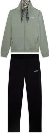 Freddy Tuta con zip e collo alto con interno animalier