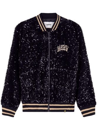 Barrow Bomber con paillettes - Nero