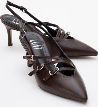Prologue Magra Puntneus Slingback Stiletto