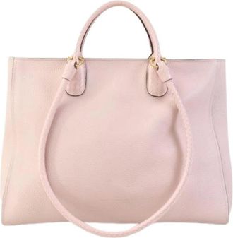 Ferragamo Pre-owned Leren Schoudertas - Dames - Vintage Handtas - Roze - ONE Size - Leer - Vintage