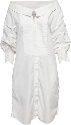 Johanna Ortiz Off-shoulder jurk - Wit