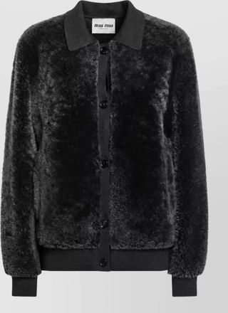 Miu Miu faux fur jacket