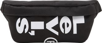 Levi's Bauchtasche LEVIS Small Banana Sling - Wordmark, Damen, Gr. B/H/T: 25,5cm x 10cm x 5,5cm, schwarz, Web, Polyester, Taschen Bauchtasche, mit Logo Schri