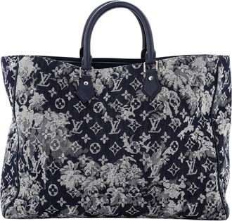 Louis Vuitton Grand Sac Bag Monogram Tapestry Canvas (Authentic Pre-Loved)