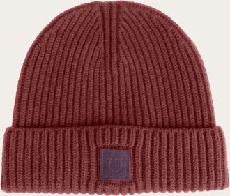 Ferragamo Women Knitted beanie Red