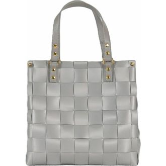 Handed By Char Recycled Plastic Handbag in Brushed Grey at Nordstrom, Size Small