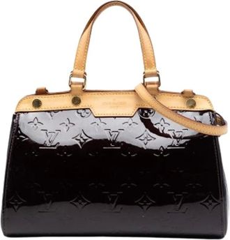 Louis Vuitton Pre-owned Handbags, female, Purple, Size: ONE SIZE Pre-owned Brea PM
