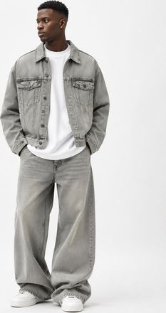 Forever 21 Washed Denim Trucker Jacket