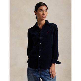 Ralph Lauren Fluwelen hemd met lange mouwen