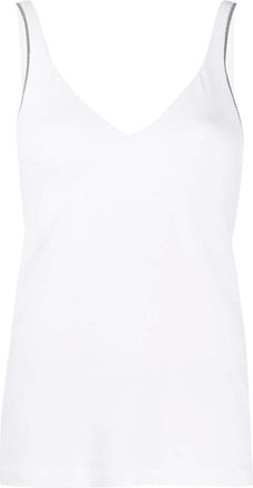 Brunello Cucinelli Dames, Tops, Wit, Maat: XS Katoen