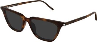Saint Laurent Sunglasses, female, Brown, Size: 53 MM Sulpice Thin Sunglasses