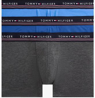 Tommy Hilfiger Mens Stretch Modal Trunk 3-Pack - Blue - XL