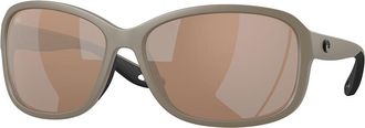 Costa 6S9114 Seadrift Polarized 911409 Mens Sunglasses Brown Size 58