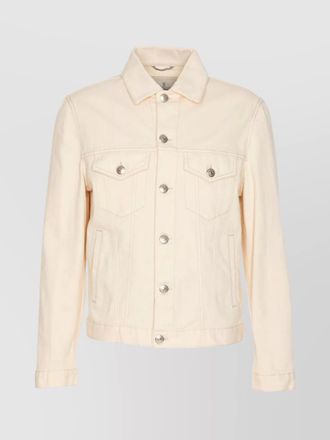 Brunello Cucinelli jacket denim chest pockets