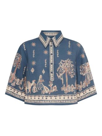 Alemais Acacia Cropped Shirt