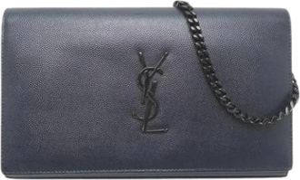 Saint Laurent Pre-owned Vintage Schoudertas - Dames - Vintage Schoudertas - Zwart - ONE Size - Leer - Vintage