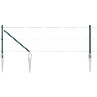 vidaXL Vidaxl - Fence Post 26 pcs Silver 3.2 x 3.2 x 80 cm Steel