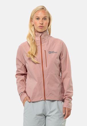 Jack Wolfskin Funktionsjacke JACK WOLFSKIN GRAVEX 2.5L JKT W, Damen, Gr. L (42/44), rosa (rose, dawn), OBERMATERIAL: 100% POLYESTER; FUTTER: 100% POLYESTER, Jacken 