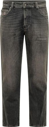 Diesel Dark Grey Mid Rise Jeans
