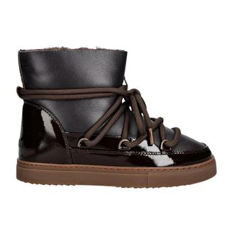 INUIKII Gloss Snow Boots - Dames - Winterlaarzen - Zwart - 40 EU - Leer - Schoenen