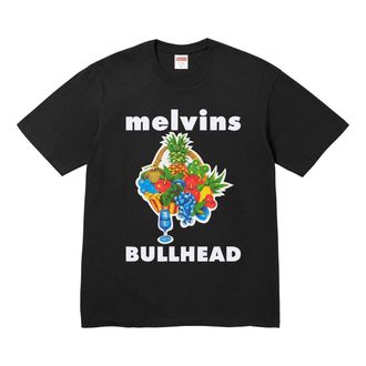 SUPREME x Melvins BULLHEAD T-Shirt Black White SUP-SS24-220