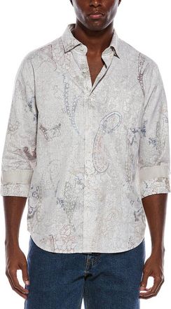 Tommy Bahama Saldana Paisley Silk-Blend Shirt