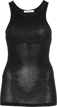 Entire studios Muscle Tank Top - Dames - Tops zonder mouwen - Zwart - S - Katoen - Tops