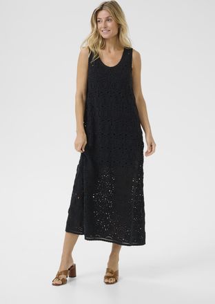 Cream Jurk Regular fit black