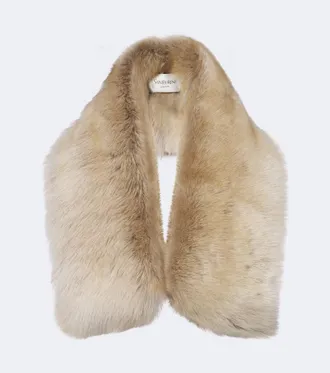 Saint Laurent Shearling scarf