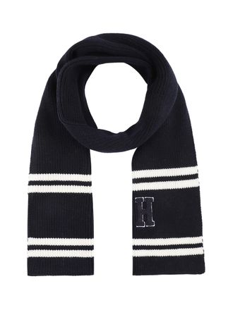 Tommy Hilfiger Mens Knit Scarf, Desert Sky Rib, One Size