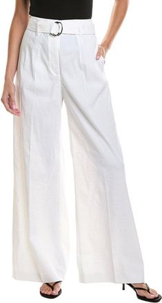 HUGO BOSS Tasena Linen-Blend Pant