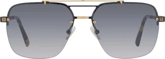 Cutler and Gross Grey Gradient Pilot Sunglasses CGSN137360 001 60