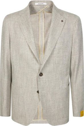 Tagliatore Montecarlo Jacket - Heren - Business blazers - Beige - 2XL - Katoen - Kostuums