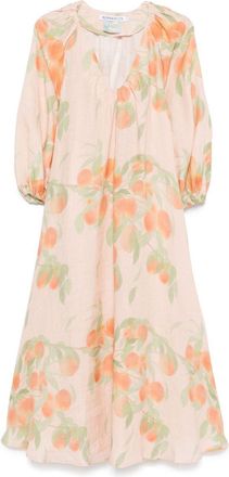 Bernadette Georgette Maxi Dress - Womens - Linen/Flax