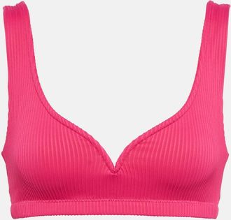 Alexandra Miro Kamala ribbed bikini top