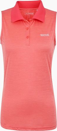 Regatta Womens Regatta Womens/Ladies Tima II Sleeveless Polo Shirt - Peach Bloom - Size: 10