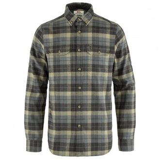 Fj&auml;llr&auml;ven Singi Heavy Flannel Shirt Hemd f&uuml;r Herren | grau