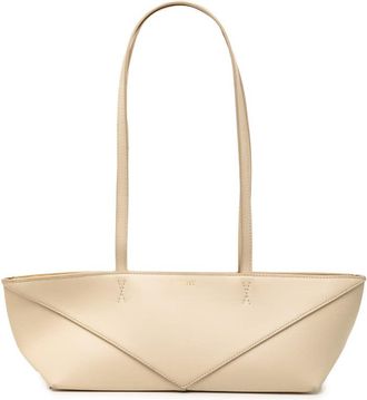 Loewe Pre-owned Loewe Calfskin Cropped Puzzle Fold Shoulder Bag Ladies DMV4KHROAORN77HR