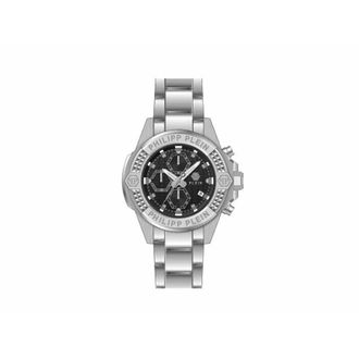 Philipp Plein Quartz Chronograaf Horloge - Heren - Accessoires - Grijs - Maat: ONE Size