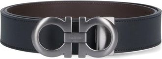 Ferragamo Gancini Reversible Belt Black