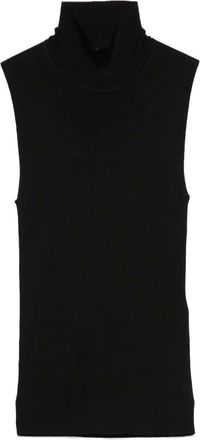 Khaite Top smanicato - Nero