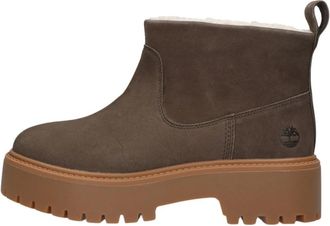 Timberland Stone Street Lined Boot - Dames - Winterlaarzen - Grijs - 36 EU - Leer - Schoenen