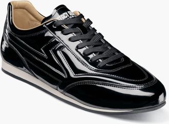 Stacy Adams Mens Action 150 Sporty Lace Up Shoes In Black Patent