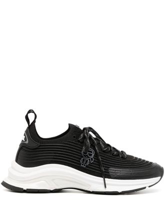 Karl Lagerfeld Plexikon low-top sneakers - Zwart
