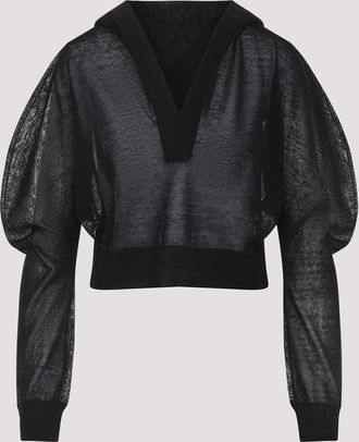 Alaia Alaïa Long Sleeves Hooded Top