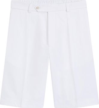 BOSS Knee-Length Tailored Shorts with Single Button Closure