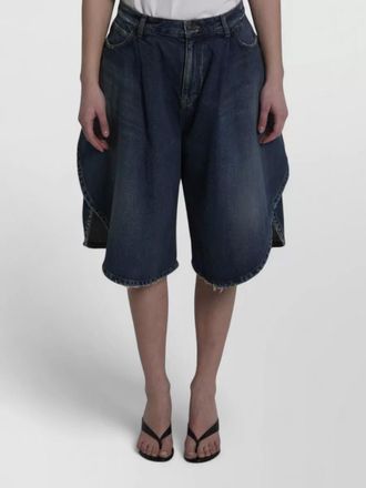 Balenciaga tulip denim shorts regular fit design