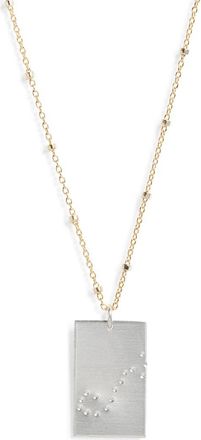 Set & Stones Zodiac Constellation Pendant Necklace in Silver - Scorpio at Nordstrom