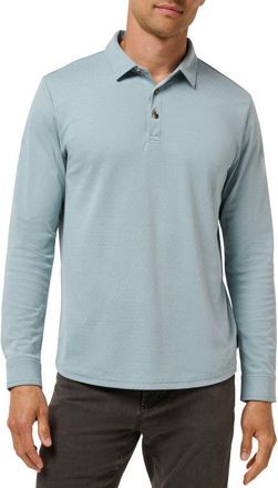 Travis Mathew Handsome Town Long Sleeve Polo in Arona at Nordstrom, Size Xx-Large