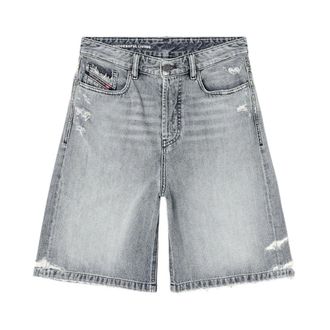 Diesel Denim Shorts, female, Gray, Size: W29 De-Sire Short